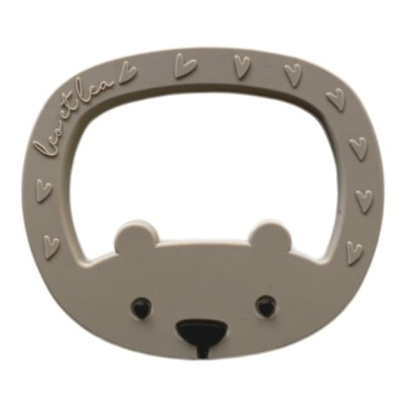 Bijtring Bear teether, Taupe         